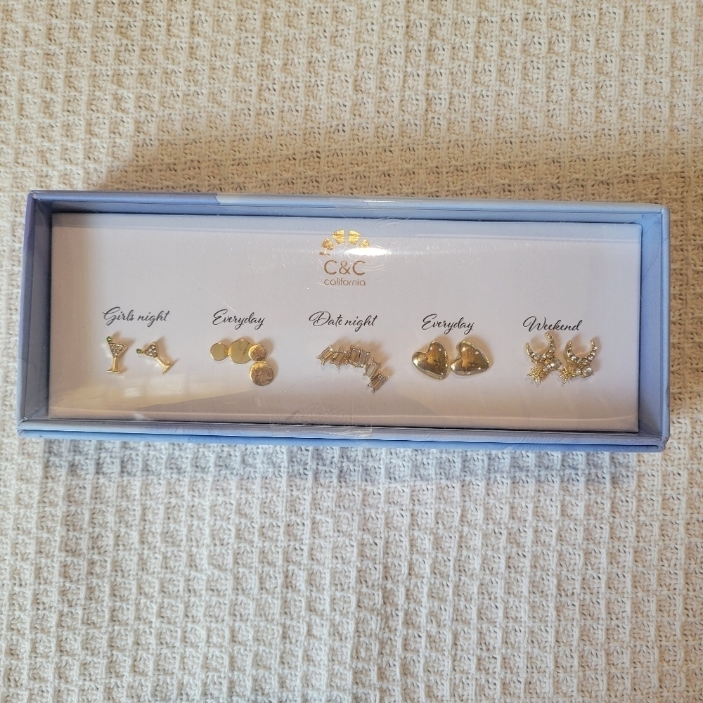C&C California Gold Earring Set